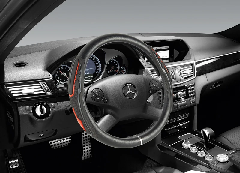 New Arrivals Universal Accessories Stylish Solid Color Non-Slip Car Steering Wheel Covers