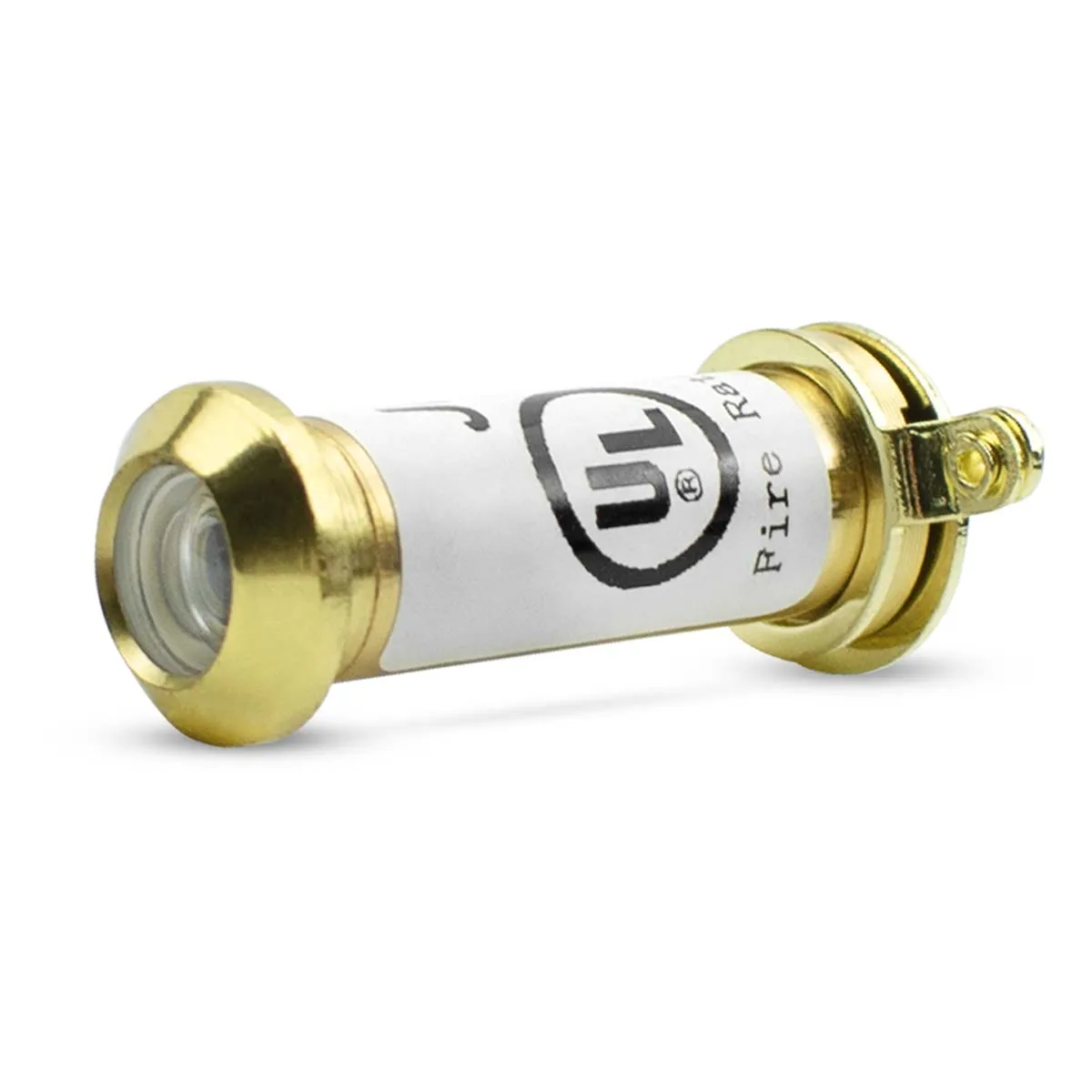 Золотой дверной глазок Baolai, дверной глазок, противопожарный, UL, 180 градусов, диаметр 1/2 дюйма (12 мм)