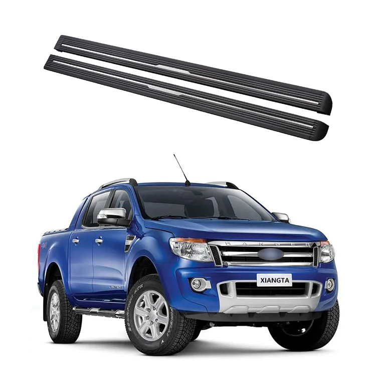 Side Step Car Aluminum Running Board For 2015-2019 Ford Ranger Crew Cab T6,2020+ Ford Ranger Crew Cab T7/T8 Car Accessories