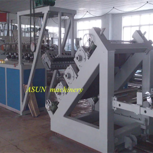 Single layer PP PE PET sheet extruder machine