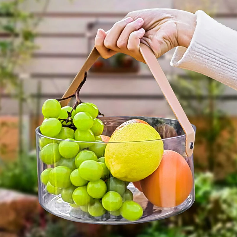 Ice Bucket Clear Acrylic Wine Bucket Beverage Tubs Household Plastic Party Modern Buckets, Coolers & Holders Sustainable PET+PU