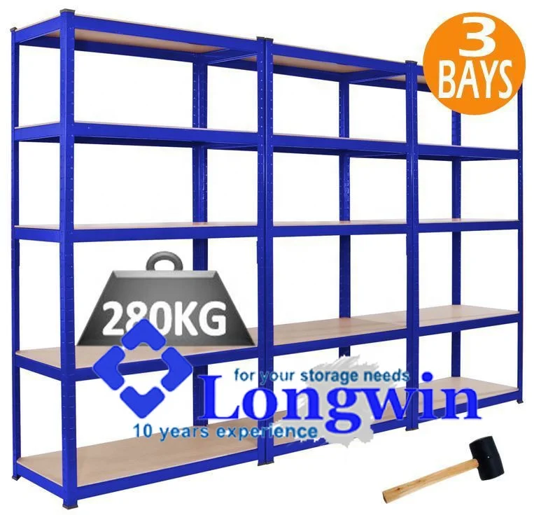 5 TIER Heavy Duty Boltless Metal Shelving