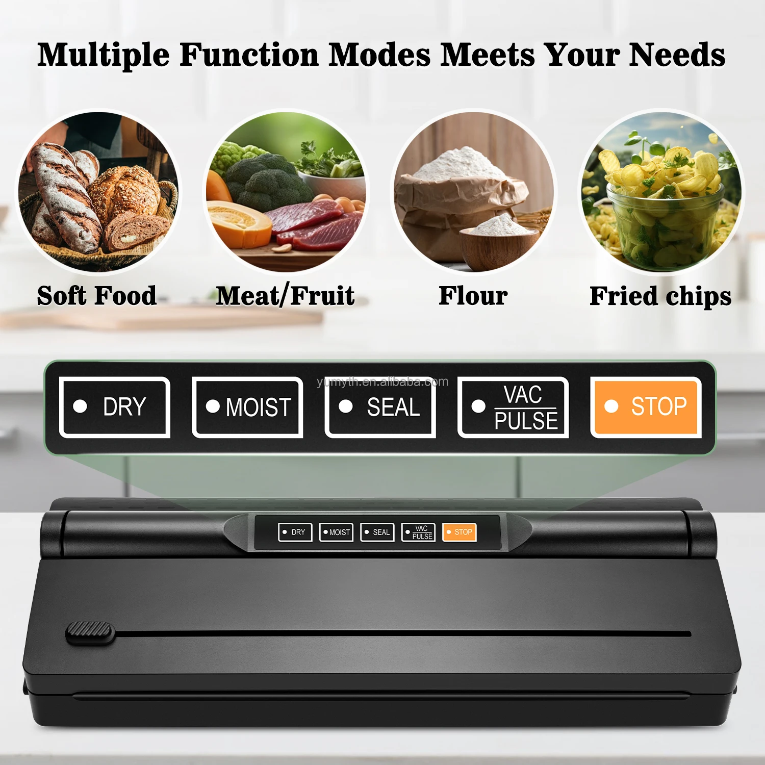 Strong 100ml Liquid Tray Food Free Bag Vacuum Sealer