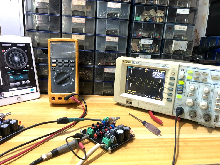 Highfly 315mV DC-600kHz amp board pcb HIFI pre-tone circuit board audio amplifier boards