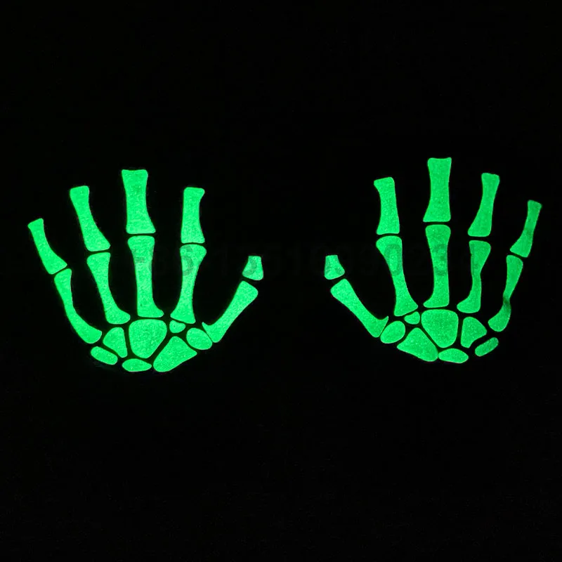 Fluorescence Acrylic Fingerless Gloves Winter Half Finger Epoptic Mittens