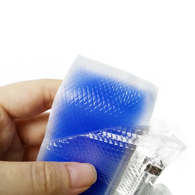 Patent Invention Cooling Gel Discoloration Sheet Antipyretic Blue Hydrogel PatchHot Sales Factory Supply Health Care Products