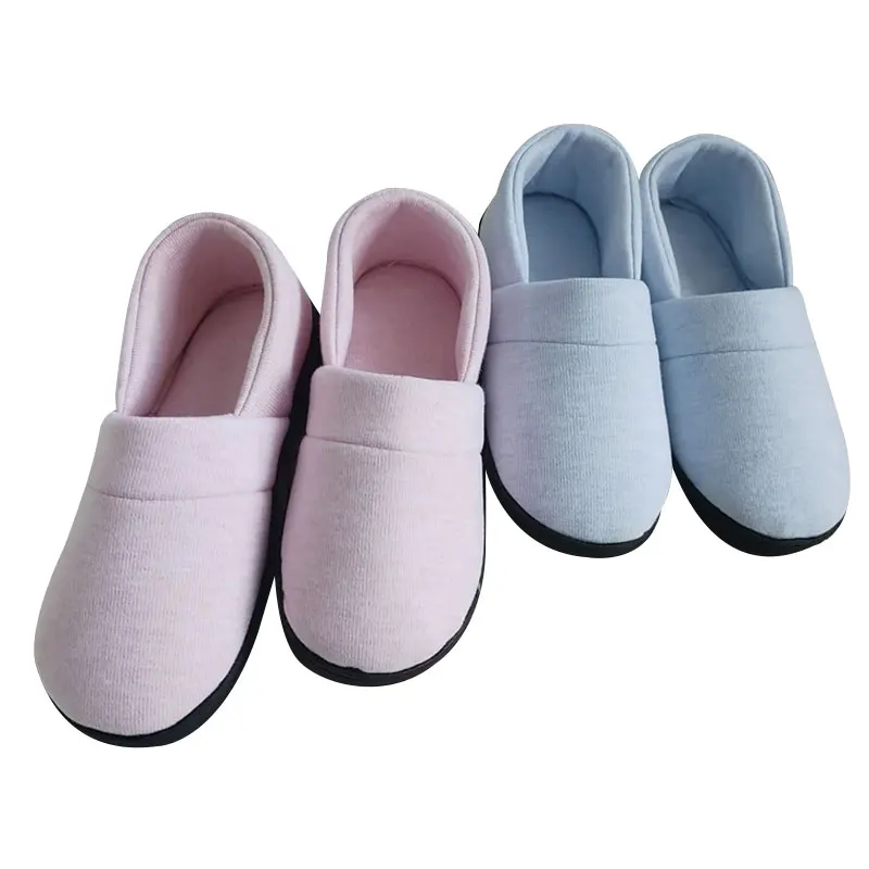 Autumn and winter fashion home anti-slip pregnant slippers shoes women warm wholesale silent cotton shoes