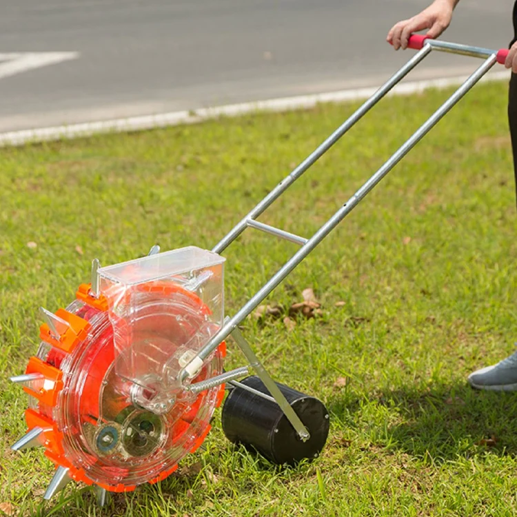 ручная сеялка точного сеялка с 12 шипами для кукурузы, зерна арахиса, ручной просеиватель