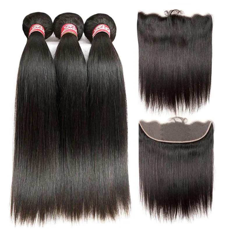 Wholesale Pre Plucked Hd Thin Lace Frontal 13X6 Bundle Deals With Hd Frontal Manufacturers Of Bone Straight Hair And Frontal