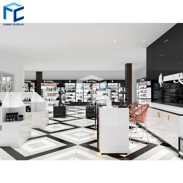 Beauty Salons Store Cosmetic Shop Decoration Design Beauty Showcase Beauty Shop Interior Decor showcase
