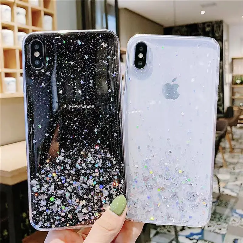 UNIMOR Drop shipping bling bling Luxury Glitter phone case accessories mobile shell case for iphone