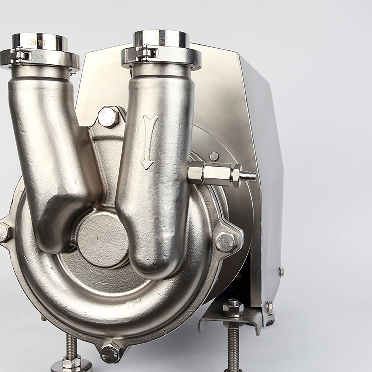 CIP-B25-5.5kw 7.5HP Food Grade AISI304 Industrial Transport Alkalis Self-Priming Pump with Double Meachanical Seal