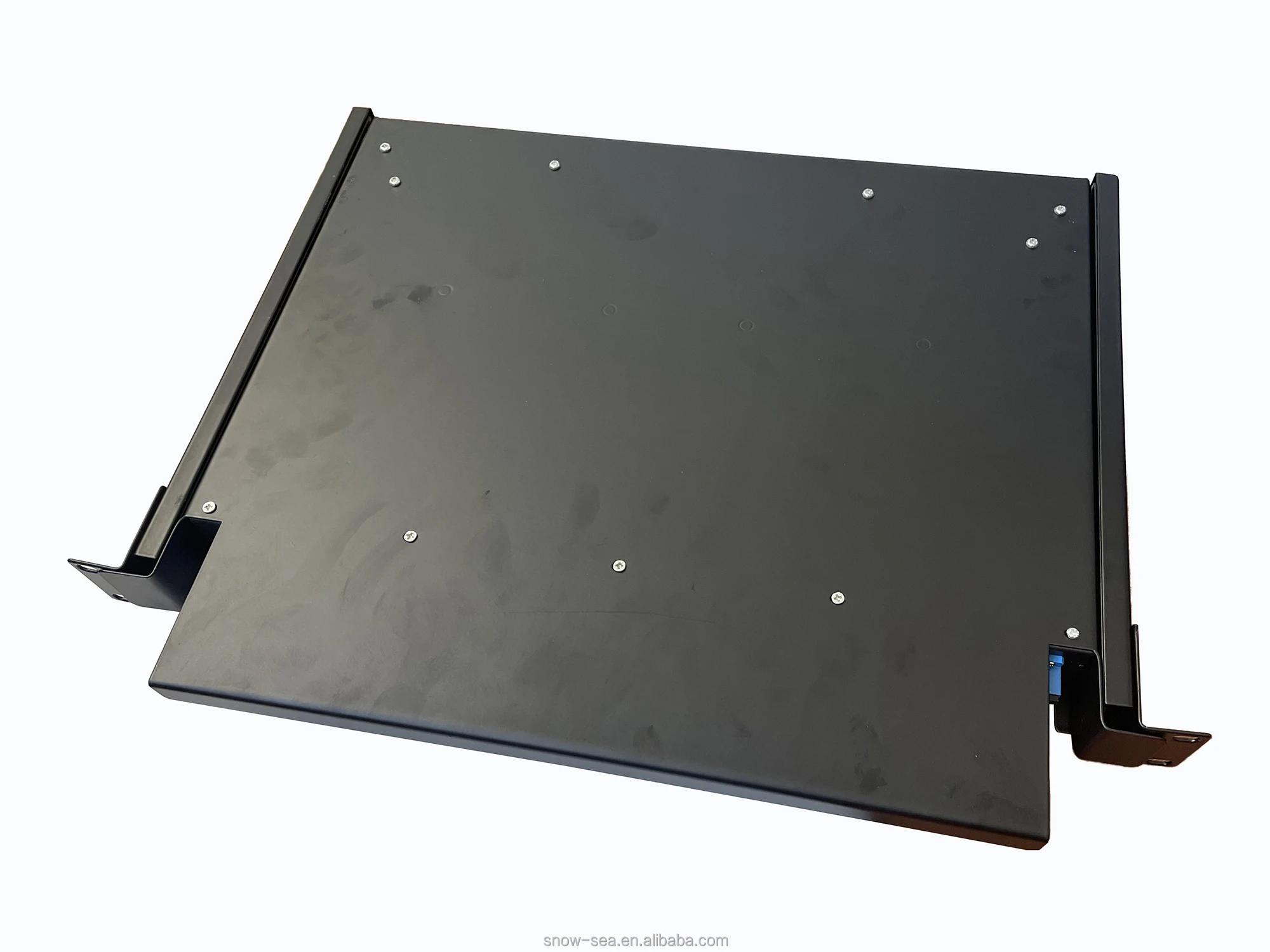 19' 1U Drawer Type Rack Mounted 24 Core SC Fiber Optic Patch Panel With Adaptor And Pigtail