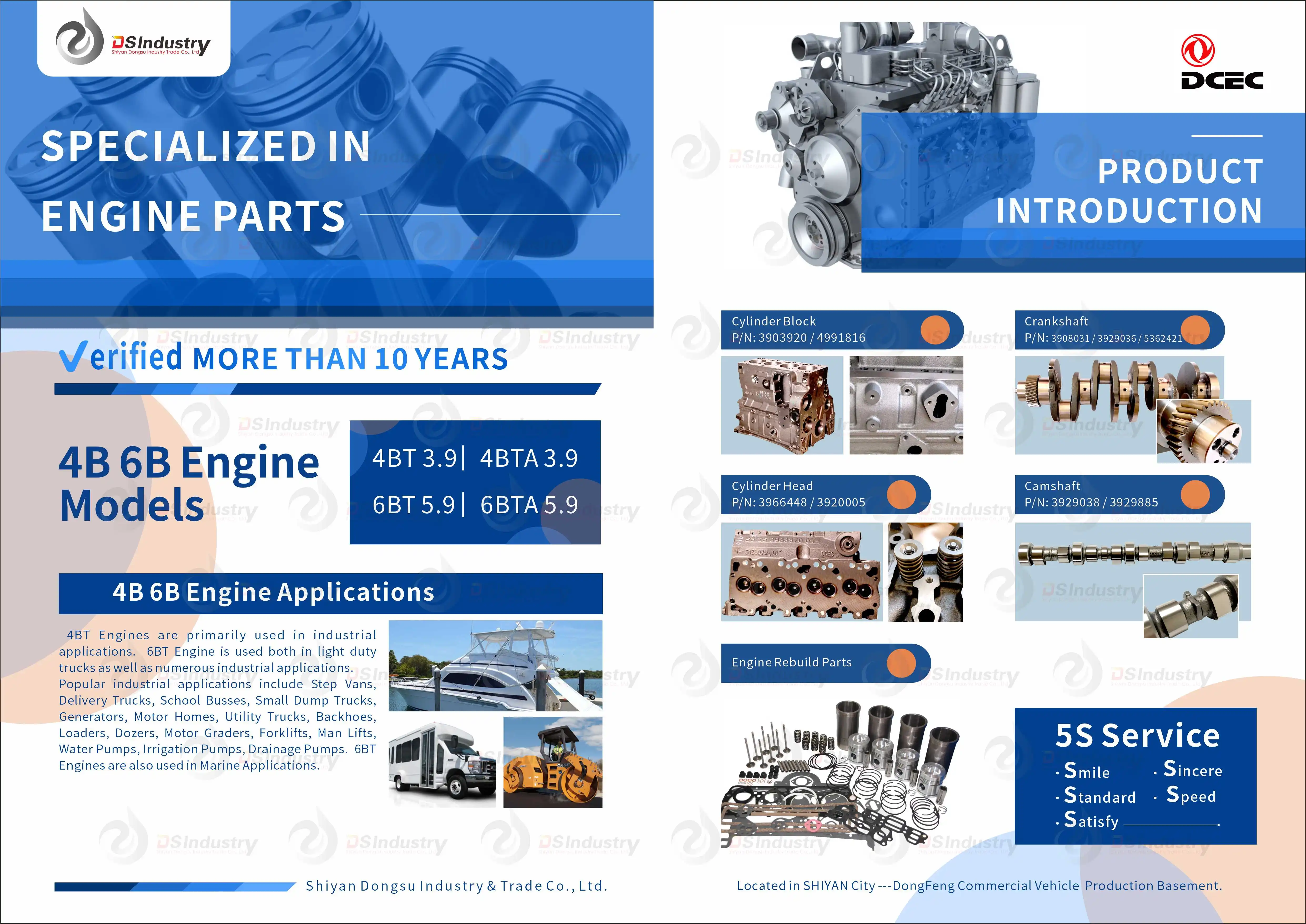 High quality 6BT 5.9L marine engine diesel exhaust manifold 3910881