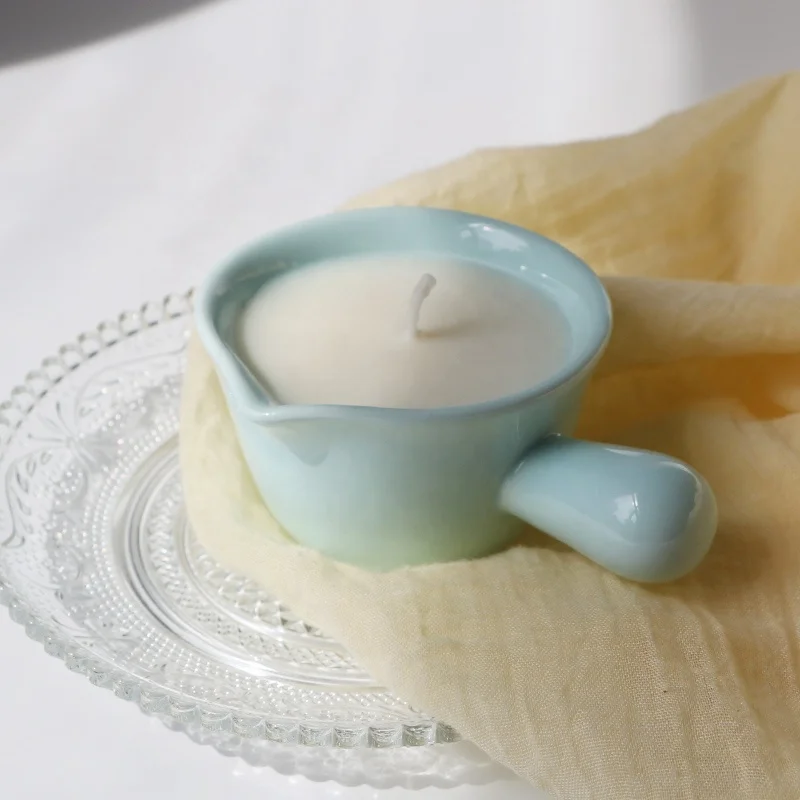 No Paraffin Wax No Mineral Oil Scented Soy Wax Massage SPA Candle For Skin Care