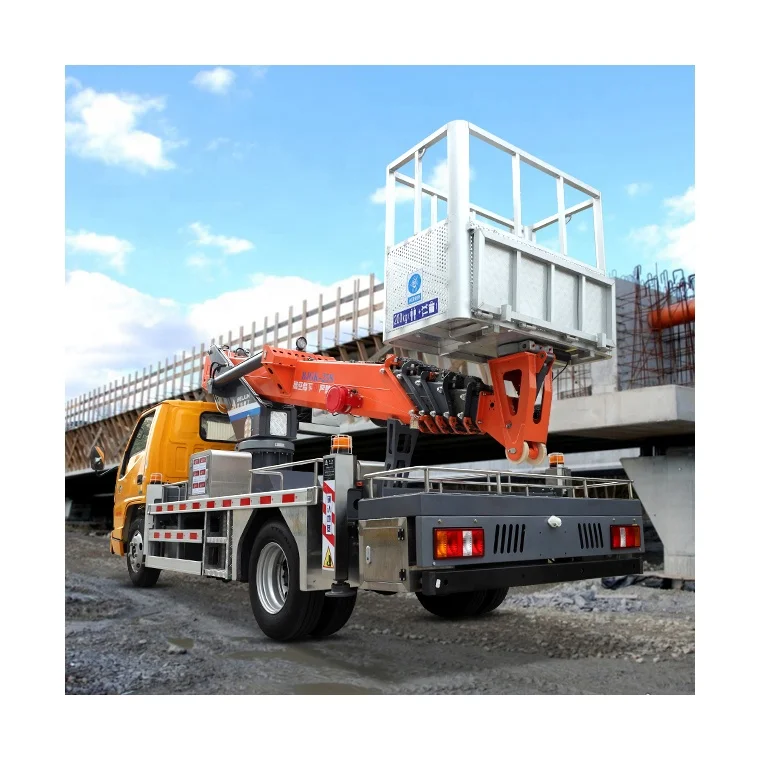 BEIJUN 36m 46m JMC/ISUZU Euro IV Standard High Quality Low Carbon Truck Mounted Telescoping Lift Elevating Aerial Work platform