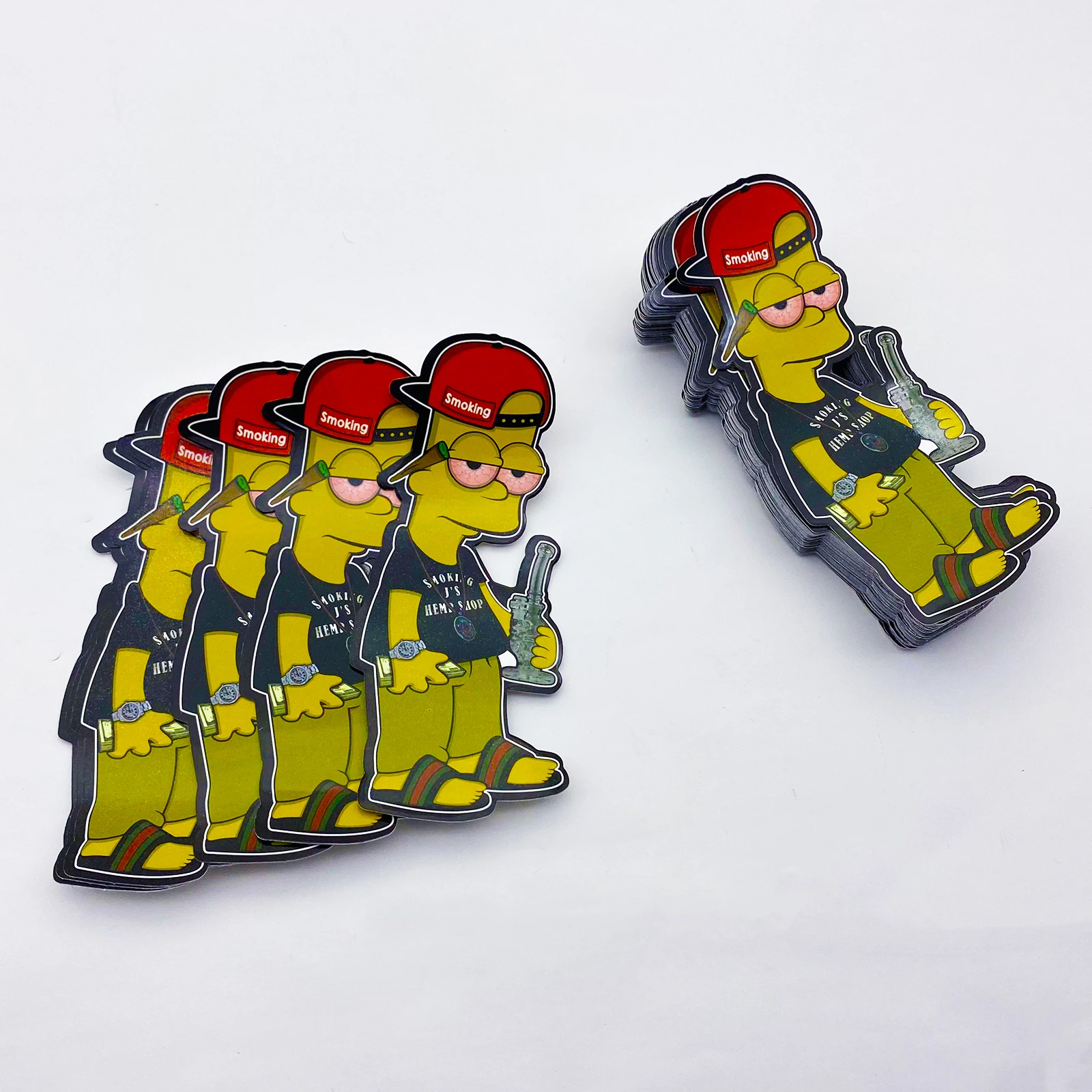 Hot Sale UV Resist PVC Custom Logo Sticker Cool Design Printing Label Permanent Adhesive Laptop Suitcase Die Cut Stickers
