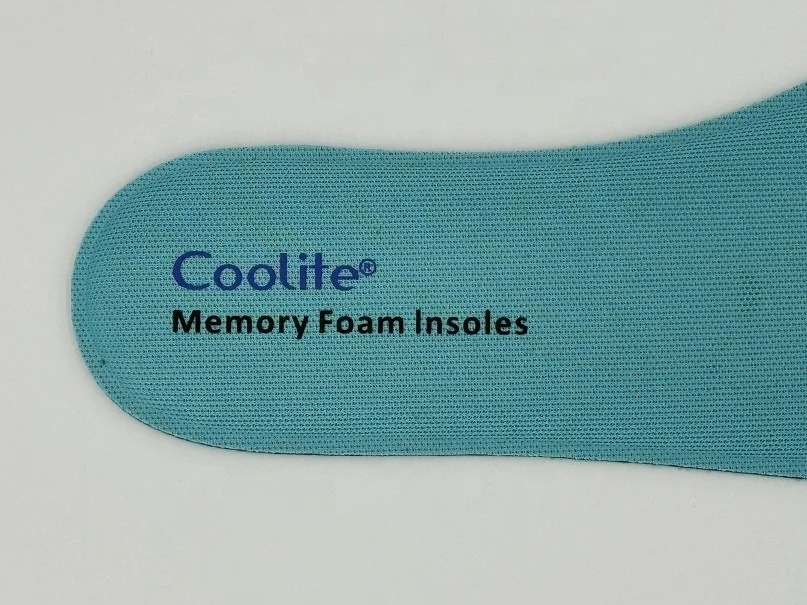 Slappys Coolite Insoles Customized Color Slow Rebound Memory Foam Insoles for Sports and Leisure Shoes Transfer Sticker Inside