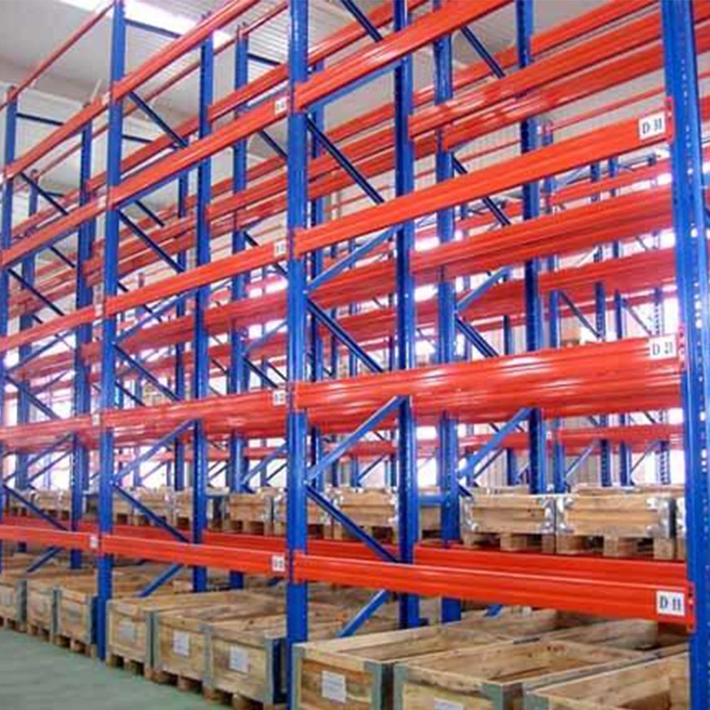 Newly-designed multi-storey heavy rack industrial dual-type pallet rack system for warehouse