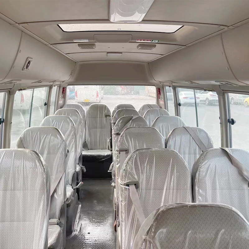 Coaster bus 6 cylinders good quality used coaches 29 seaters second hand buses  with cheap price in good condition