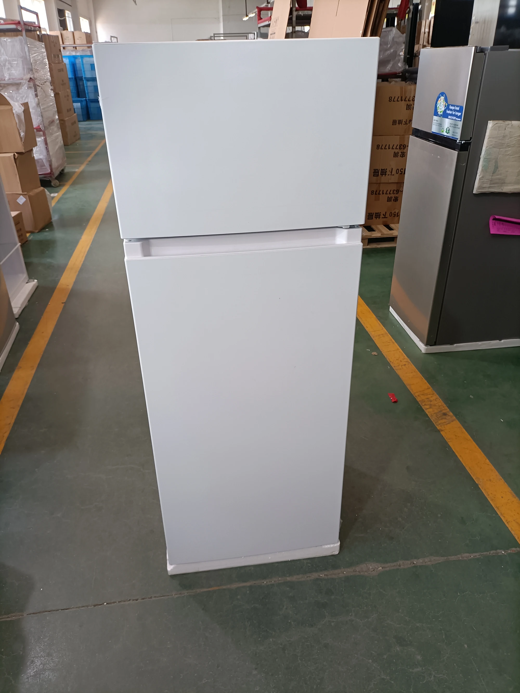 210L Professional Supplier R600a Small Double Door Frezer Refrigerator Deep Freezer