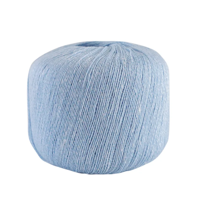 spring summer thread DIY 50% merino wool 50% line thread for hand crochet sweater yarn