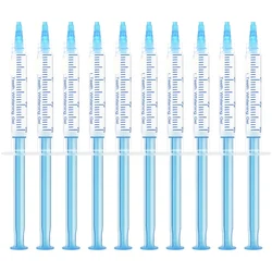 10pcs /Pack Professional Teeth Whitening Gel Refills 44% Carbamide Peroxide Tooth Whitener Formula