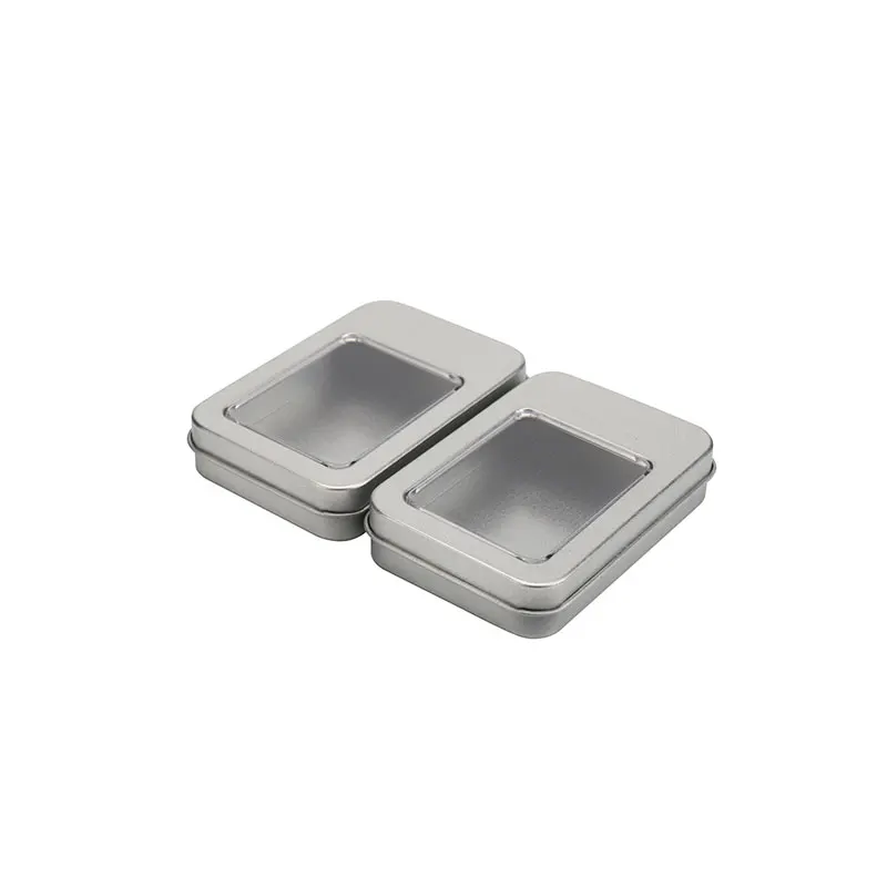 
Spot square small tin box cigar jar custom wholesale 