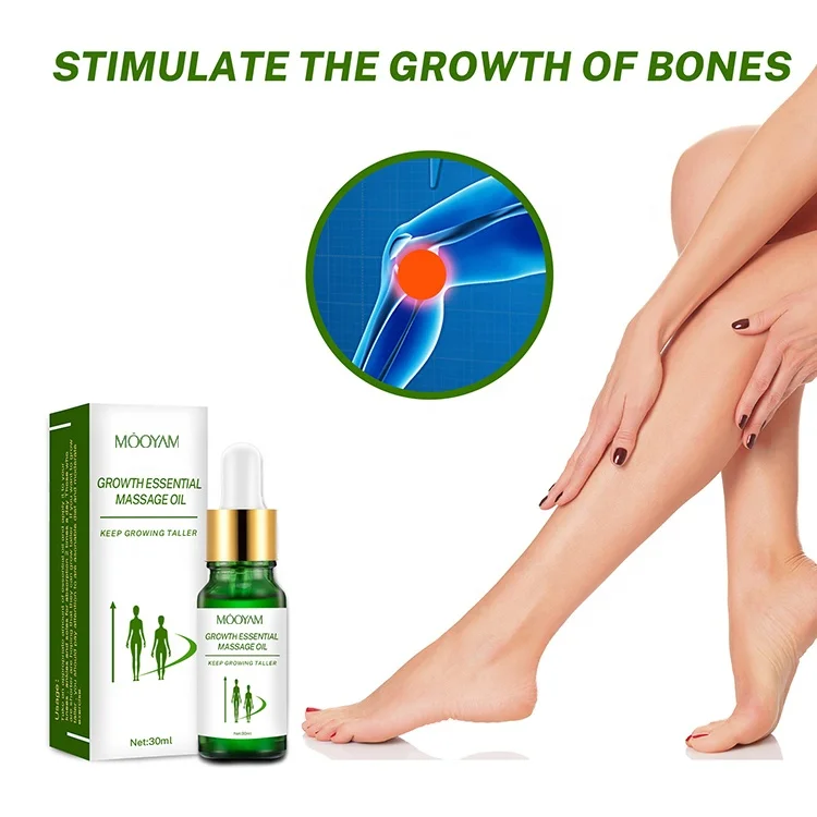 Natural Organic Body Bone Growth Essential Oil Taller Foot Massage Grow Up Effective Height Increasing Height Growth Oil