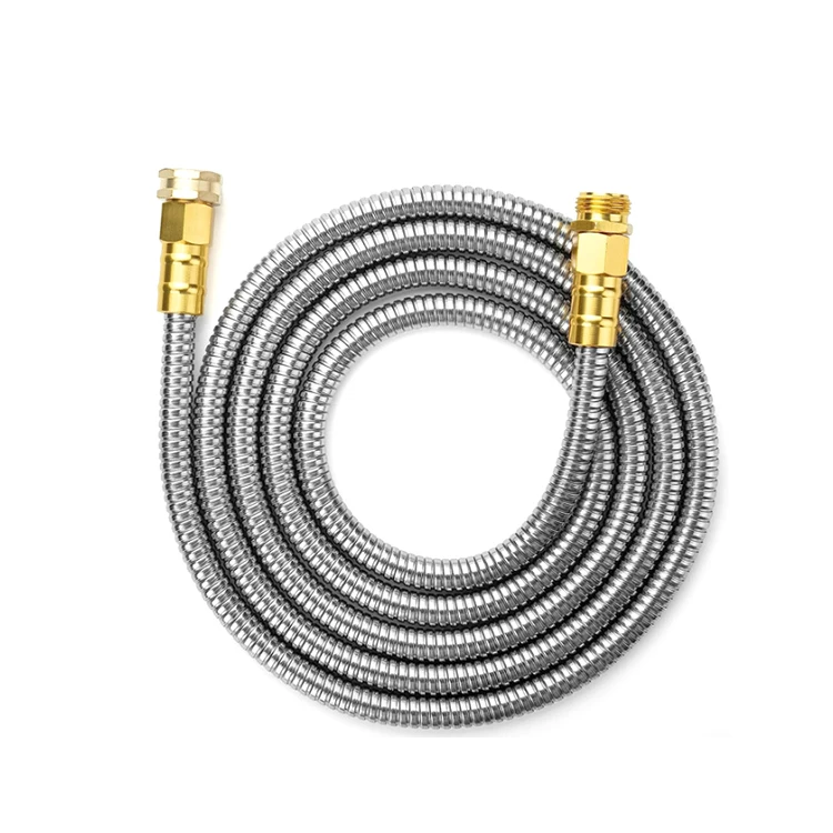 Metal Garden Hose 100ft, Stainless Steel Garden Hose 3750d1/2