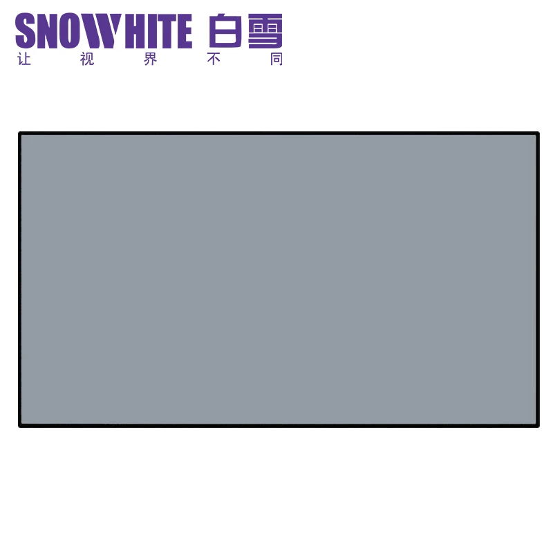  Alr-экран SNOWHITE формата 16:9 100 дюйма для проектора с длинным фокусным расстоянием Фиксированный экран 4K