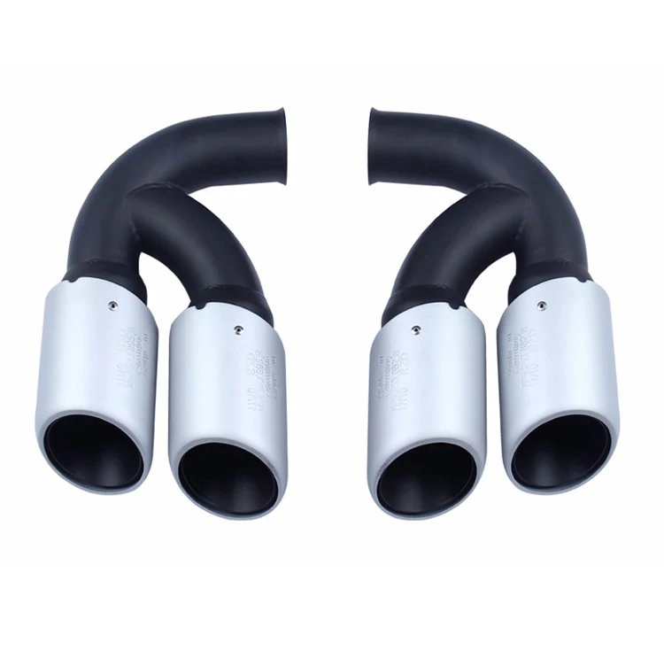 Top Quality Tail Exhaust Tips Muffler Pipe For Porsche Cayenne V6 11-14 / V8