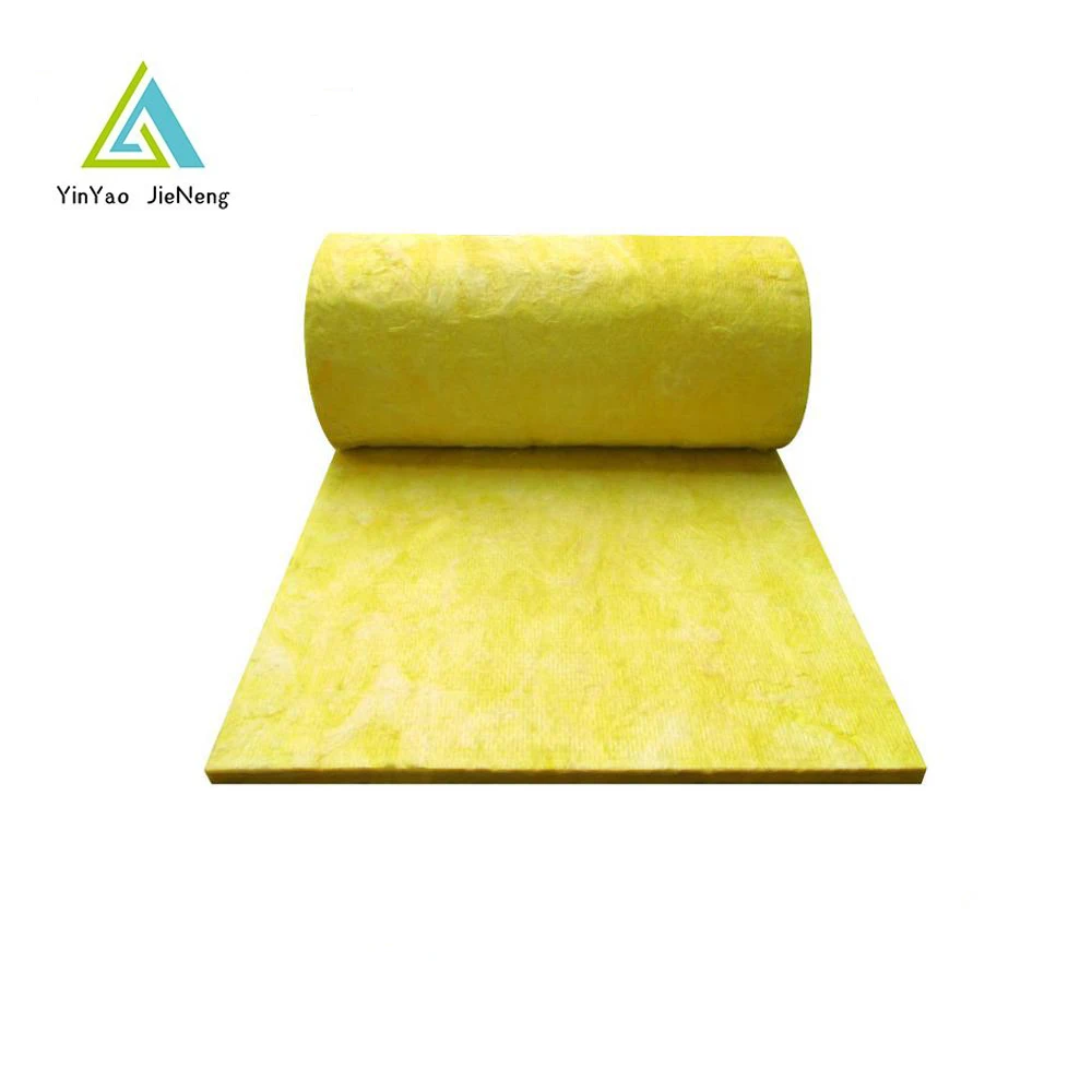25-200mm thick water proof excellent quality glass wool thermal insulation blanket