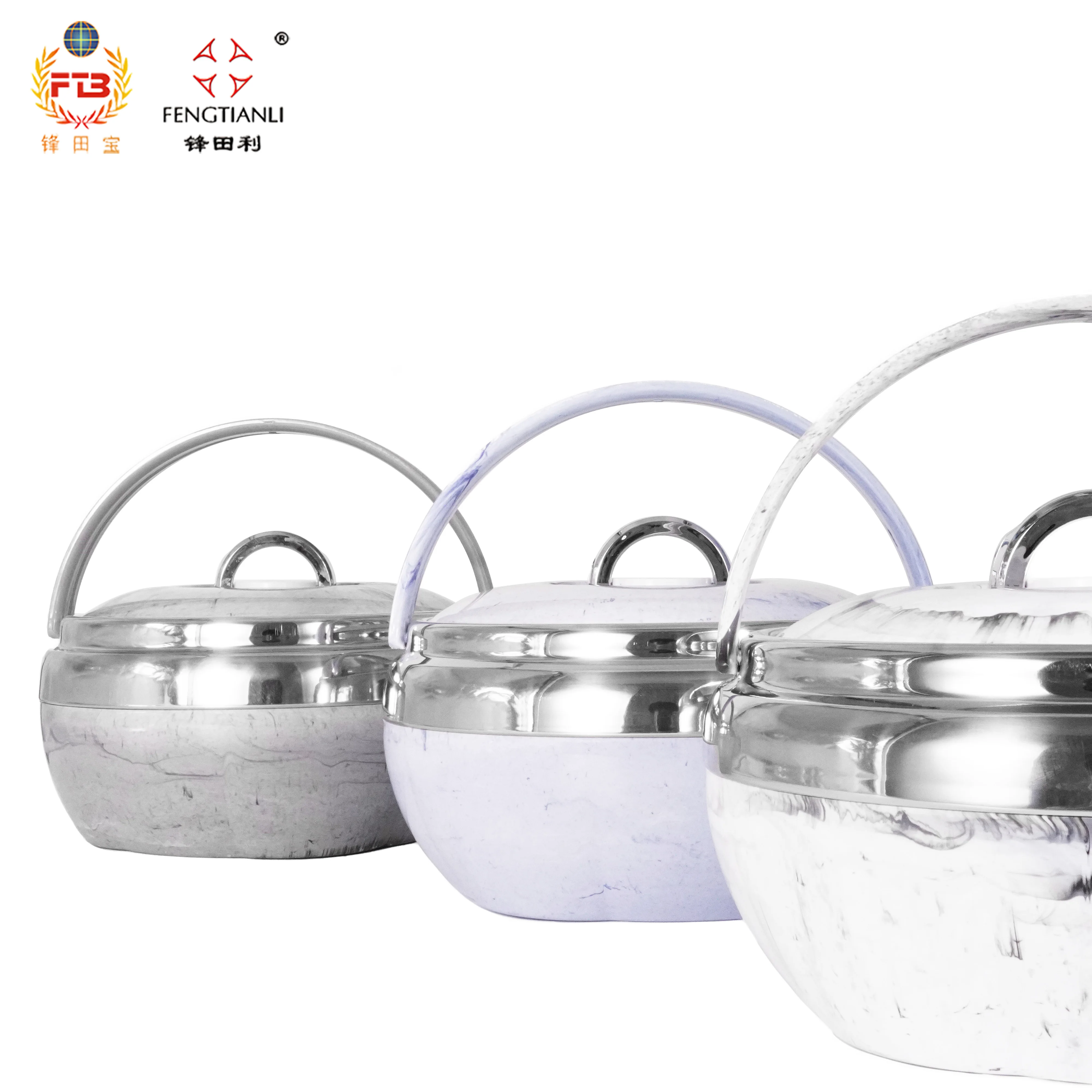 Fancy Tableware Food Serving Casserole Pot Stainless Steel Casserole Dish With Lid Set Of 4 Food Warmer Food Heated Pot