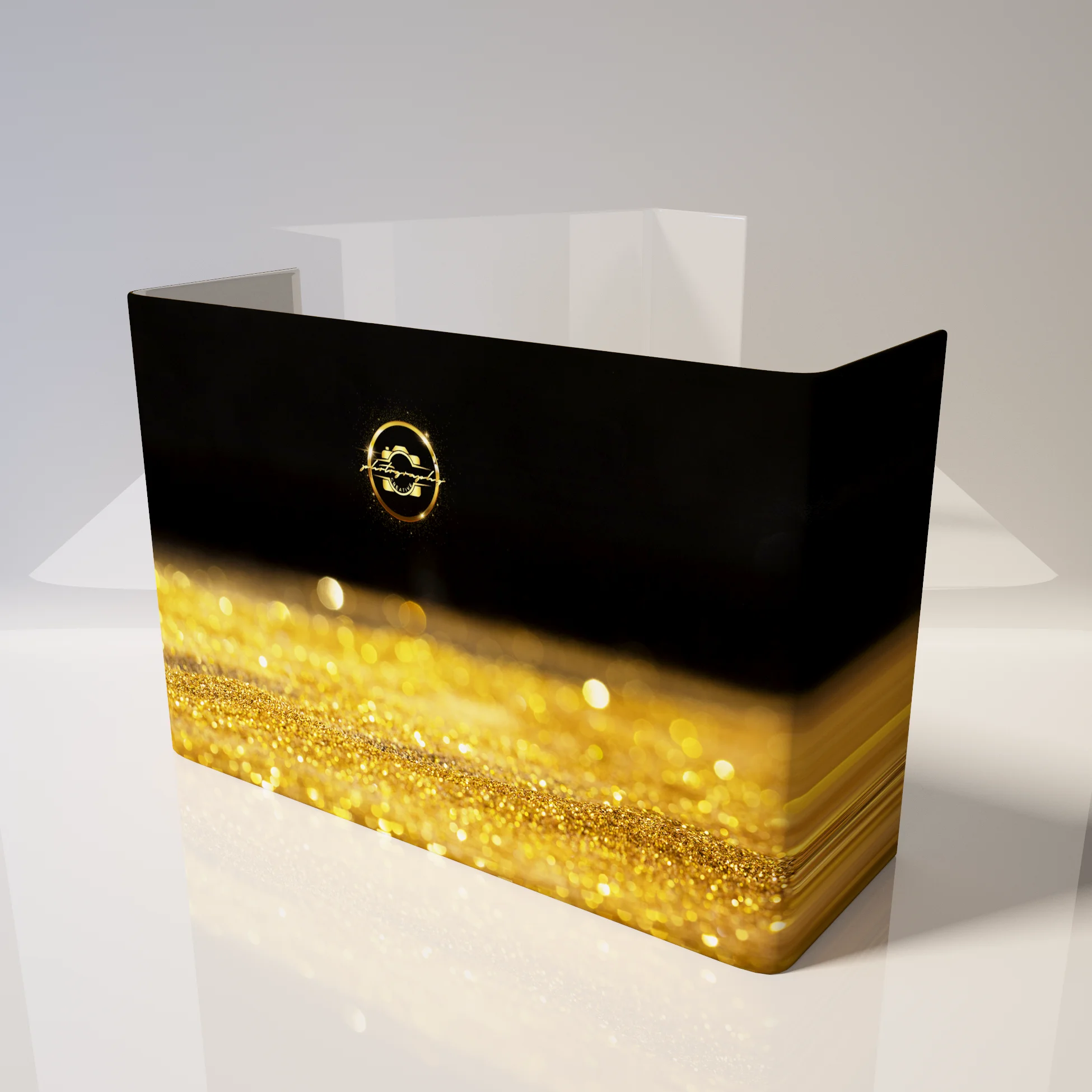 Custom Logo Semi Circle Portable DJ Facade Booth for Wedding Party