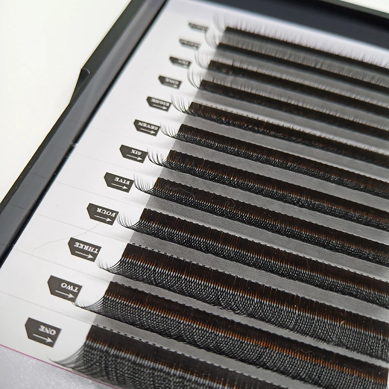 2022 new design  YY volume lash Style lashes soft mink eyelash extension 12mm 15mm with lash tool