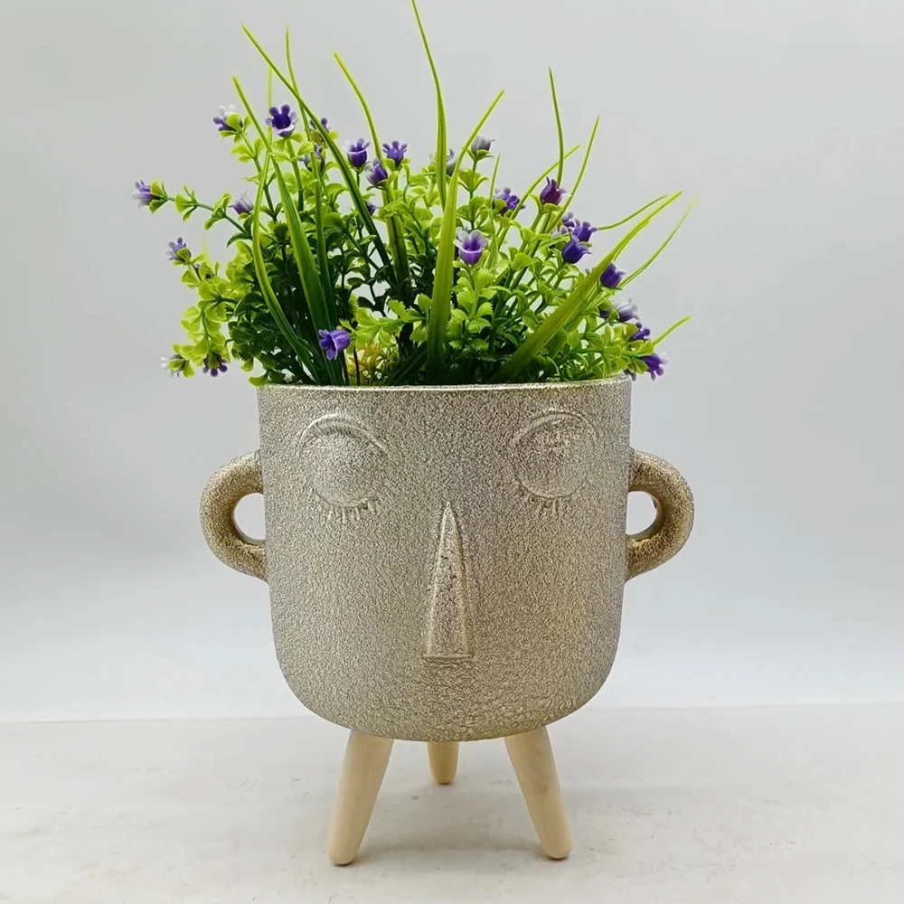 Ceramic succulent flower pot wholesale Creative DIY table top home decor