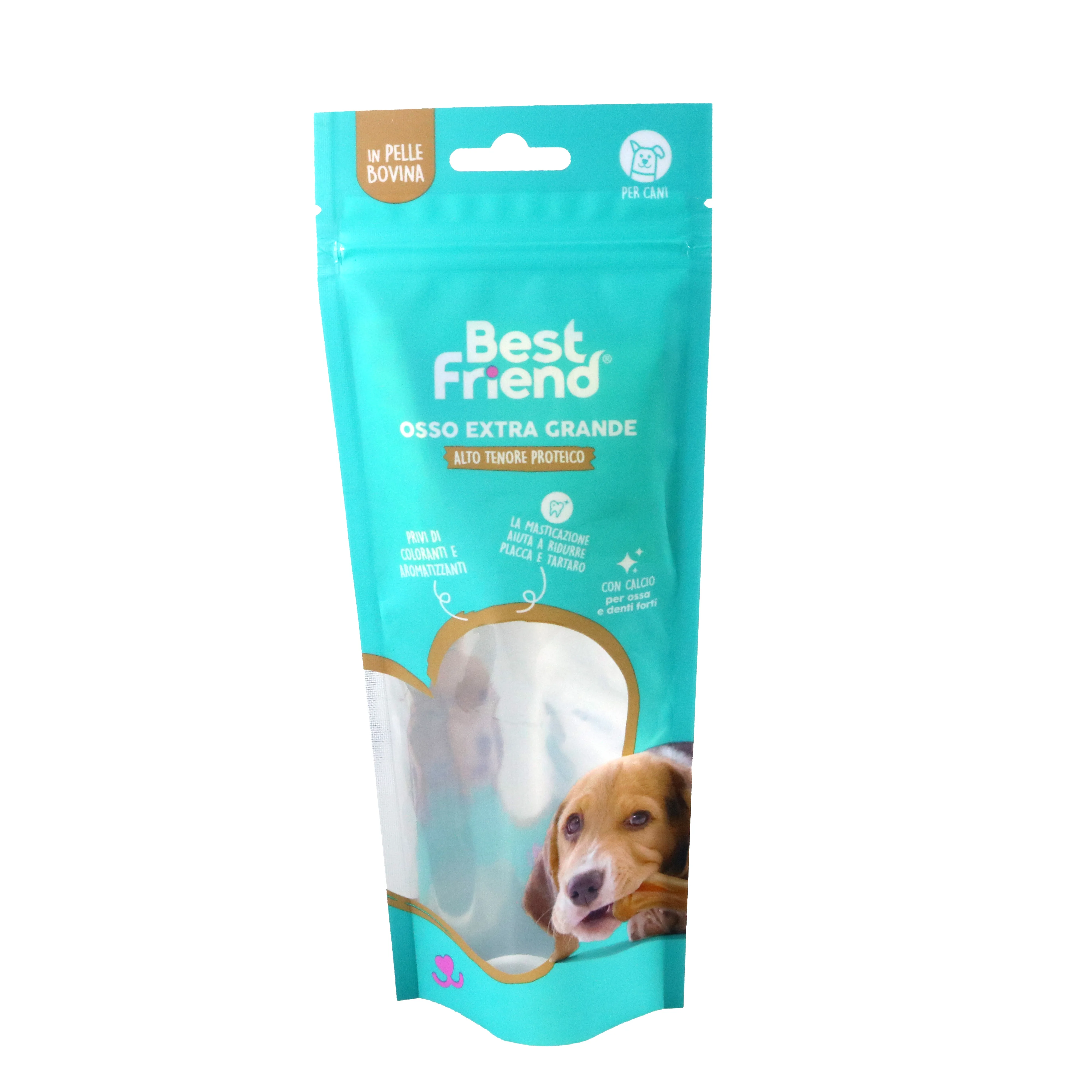 Customized pet dog food cat food composite skittles smell proof with zipper eight-side seal food packaging bag