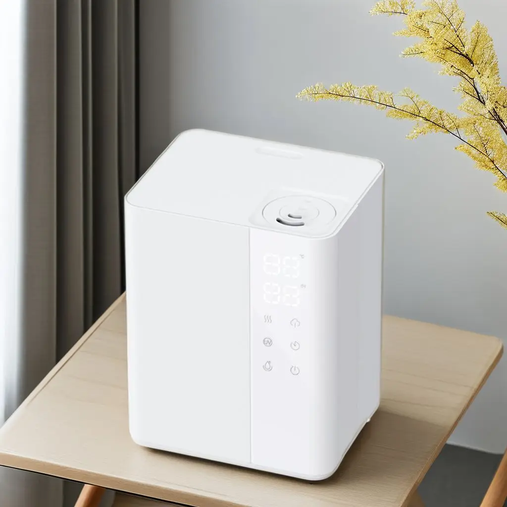 RUNAL 6L Top Fill Handle Clear 360 Rotating 6000 Ml Umidificatore 6000Ml Luftbefeuchter 6Ltrs 6Litre Air Humidifier