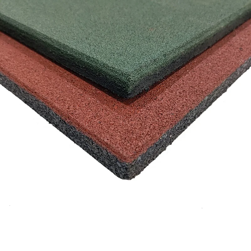 15mm Safety Playground Floor School Playground Floor Mats Anti-slip Swimming Pool Rubber Flooring