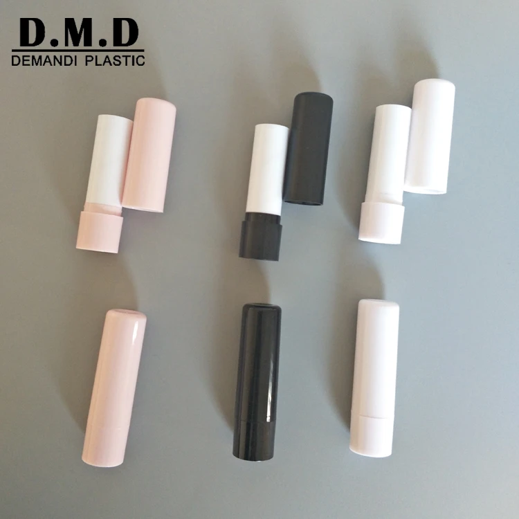 Wholesale empty lip care tube stick 5 gram 5 ml baby pink lip balm container