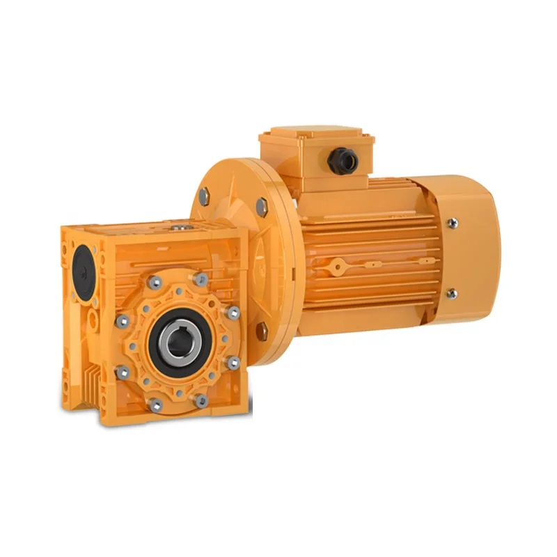 Reliable Supplier NMRV Worm Gear Reducer With Electric Motor Worm Reducer Gearbox Geared Motor  For Food Machine