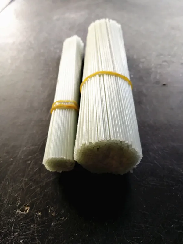 Natural color glass fiber rod 1.6mm 2mm fiberglass solid rod