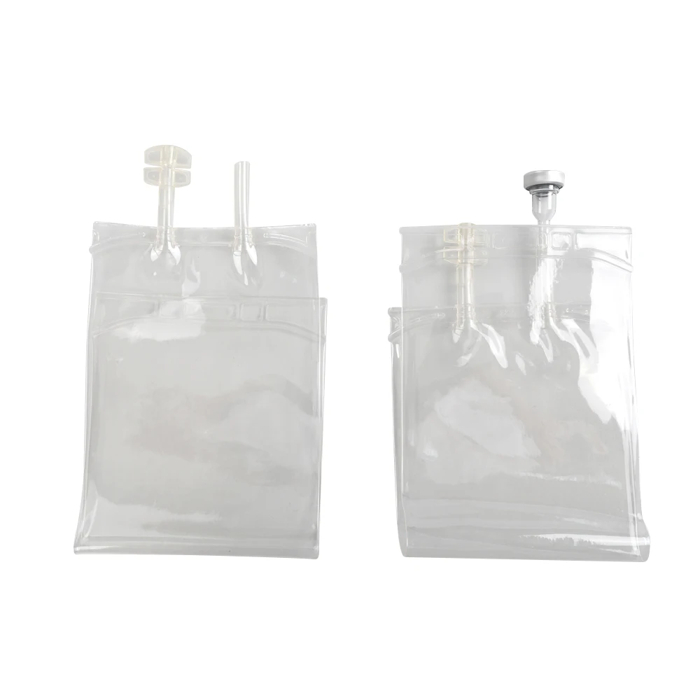 
medical PVC Infusion bag/ PVC IV infusion bag (double tube ) 