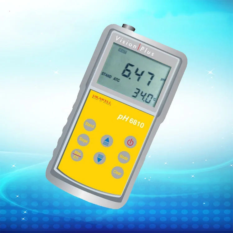 Laboratory Electrochemical Analyzer PH6810 pH Meter ORP Analyzer Portable Meter