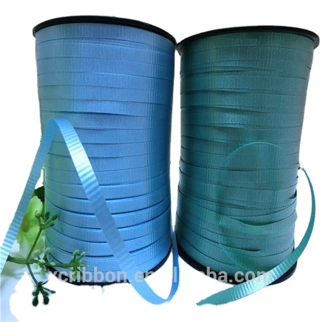 embossed plastic curling balloon ribbon