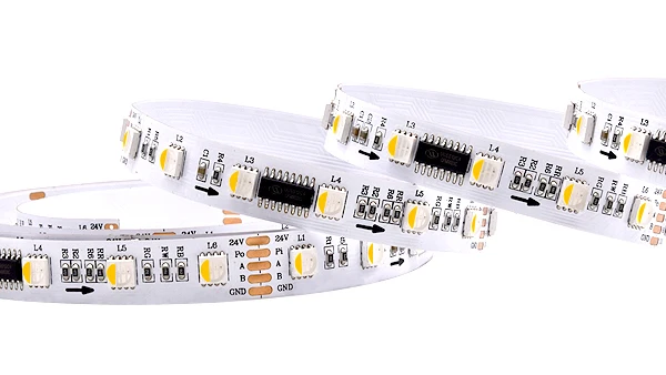 Magic 12V 24V 60 Leds Per Meter UCS512C4 SMD5050 DMX512 Programmable Addressable DMX RGBW RGB Pixel Led Strip
