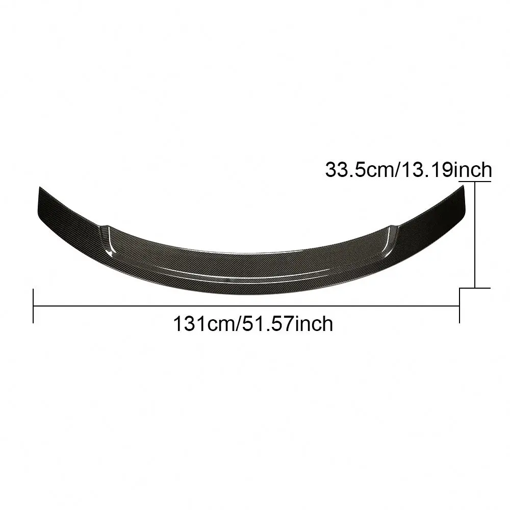 C Class C205 Carbon Fiber Rear Spoiler for Mercedes Benz C250 C300 C350 C63 C43 AMG Coupe 2-Door 2015-2019