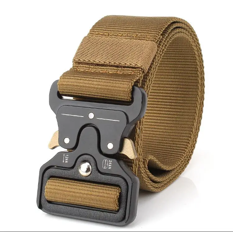 Tactical Belts Nylon litary Waist Belt with Metal Buckle Adjustable Hvy Duty Training Waist Belt Hunting Accessories