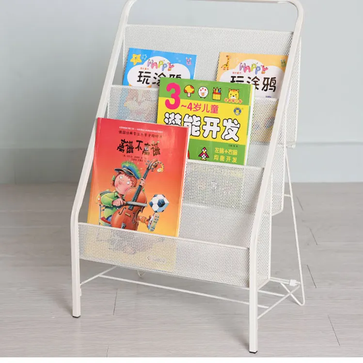 TMJ-787 OEM ODM Floor Foldable Magazine Literature Brochure Display Rack Metal Display Holder Stand